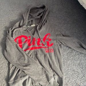 Full zip PINK hoodie
